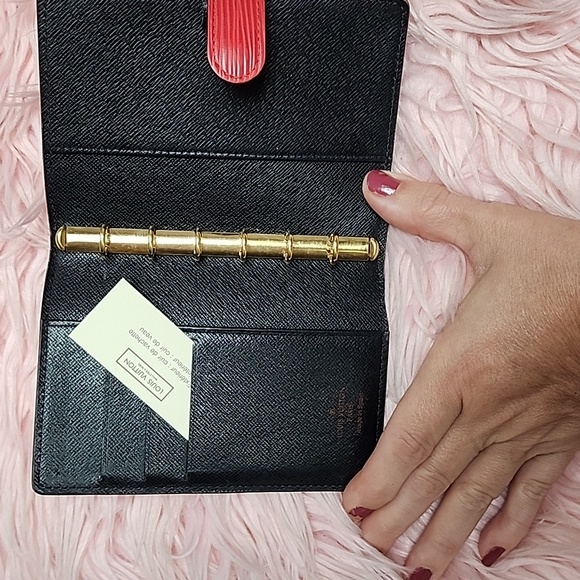 Louis Vuitton Vintage Red Epi Leather Agenda EUC - Picture 11 of 16